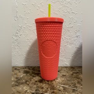 Starbucks dragonfruit studded